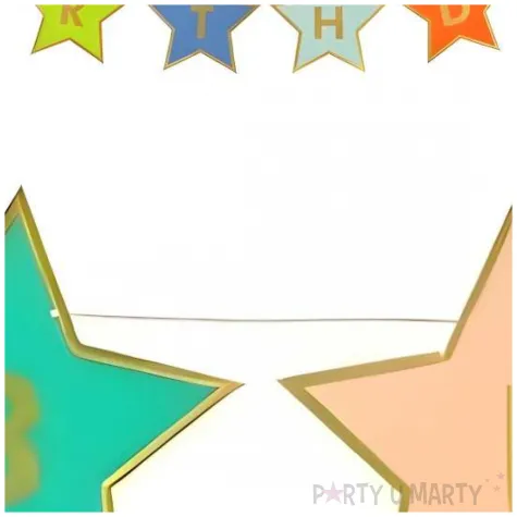 baner happy birthday gwiazdki partydeco 2 6 m