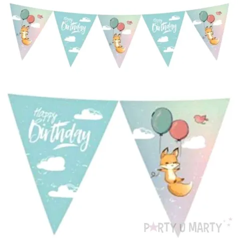 baner happy birthday lisek godan 326 cm