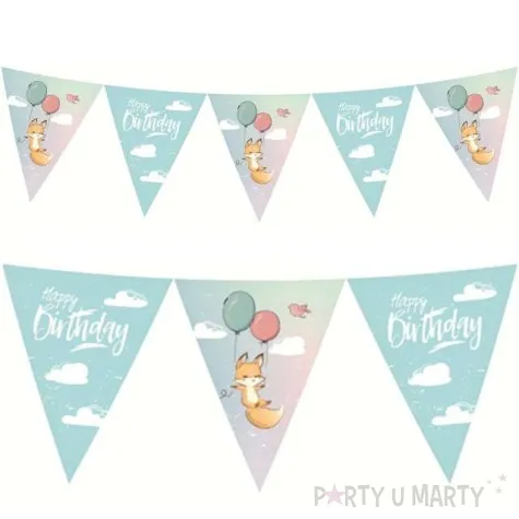 baner happy birthday lisek godan 326 cm