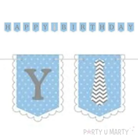 baner happy birthday little boy 180 cm