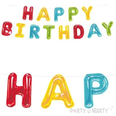 baner happy birthday mix unique 274 cm