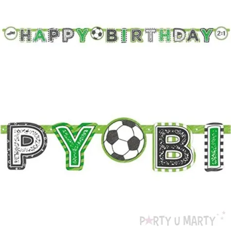 baner happy birthday pilkarska amscan 200 cm