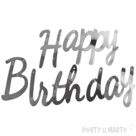 baner happy birthday srebrny jix