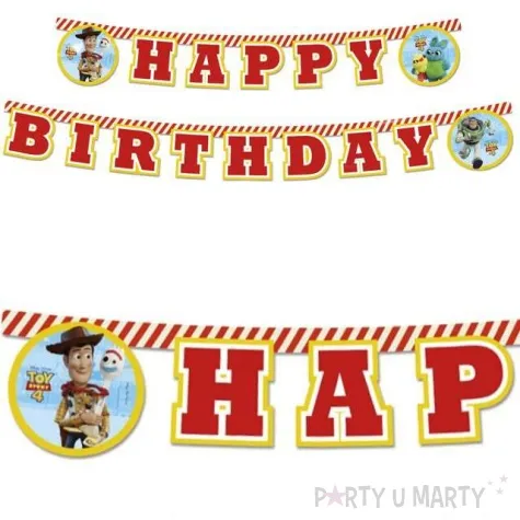 baner happy birthday toy story mix godan 230 cm