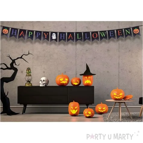 baner happy halloween dynie i duchy guirca 3 m