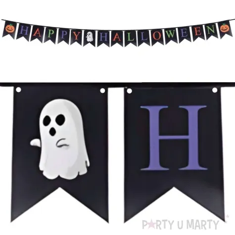 baner happy halloween dynie i duchy guirca 3 m