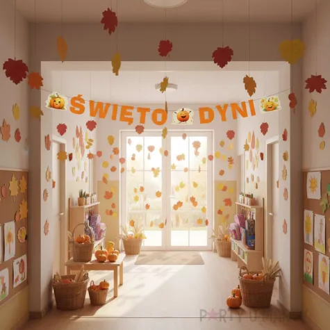 baner happy halloween swieto dyni pomaranczowy 3m