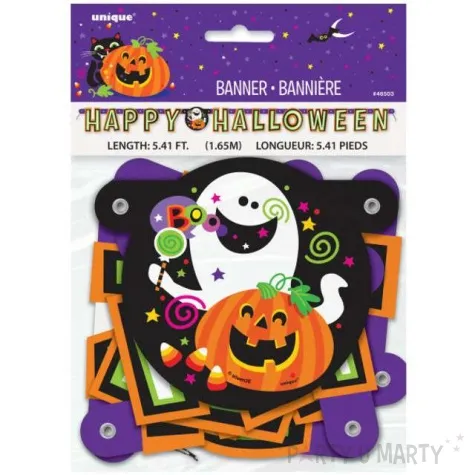baner happy halloween unique 165 cm