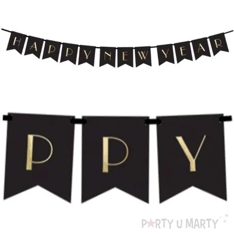 baner happy new year partydeco 170 cm