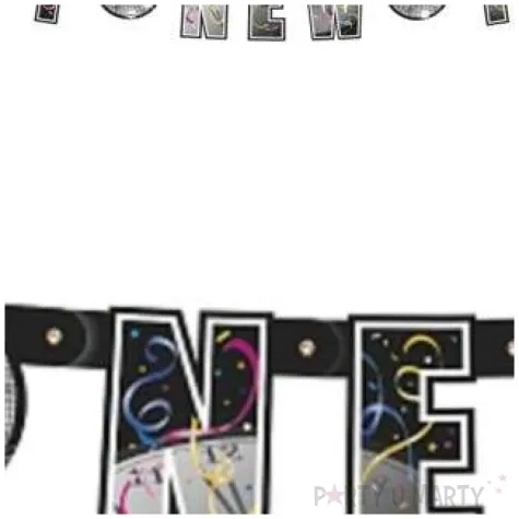 baner happy new year srebrny unique 152 cm