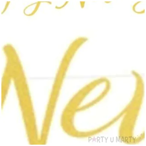 baner happy new year zloty partypal 120 cm