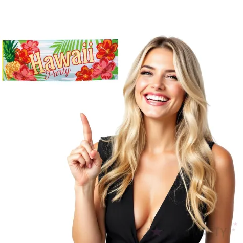 baner hawajska impreza hawaii party boland 220 cm