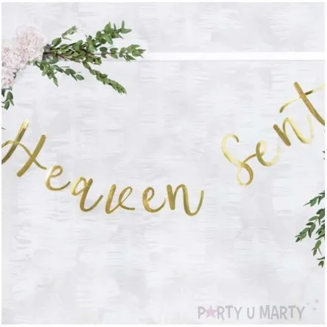 baner heaven sent zloty partydeco 85 cm