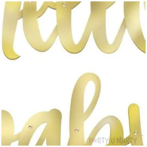 baner hello baby zloty godan 104 cm