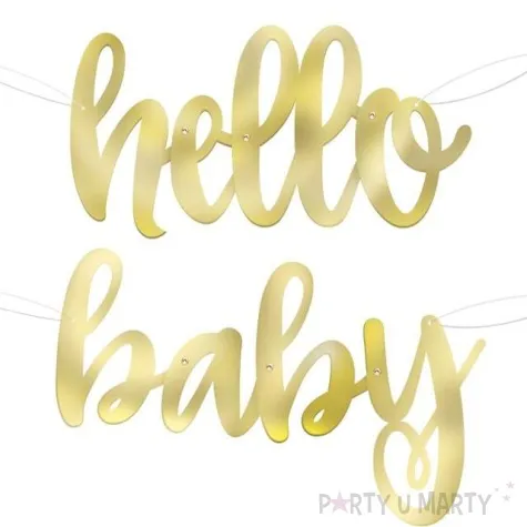 baner hello baby zloty godan 104 cm