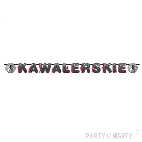 baner holograficzny kawalerskie 14x190cm 1 szt