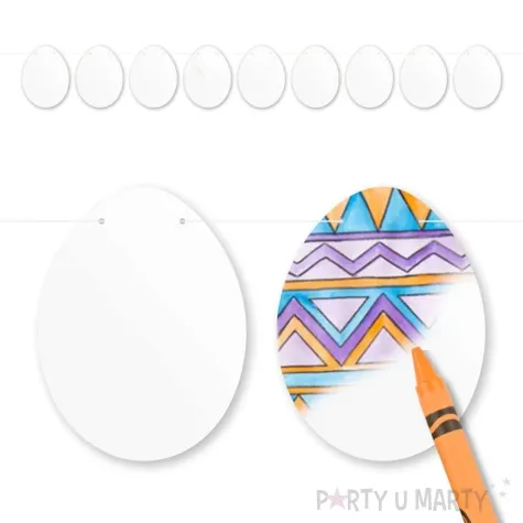 baner jajka pisanki do malowania diy 3 6 m