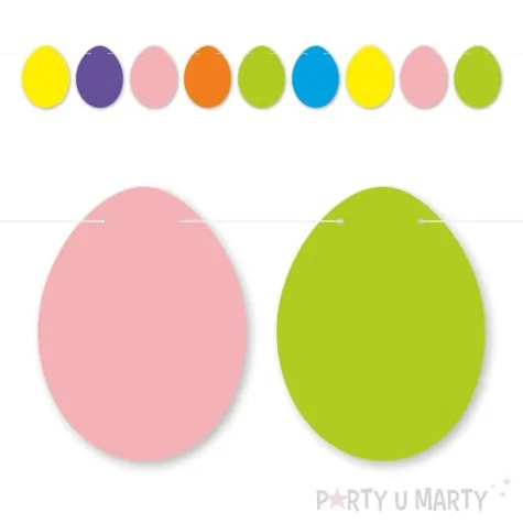 baner jajka pisanki wiosenne diy 3 6 m