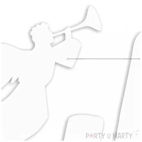 baner jaselka pod aniolem bialy 2 5 m