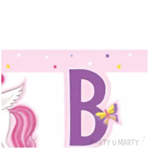 baner jednorozec happy birthday procos 185 cm