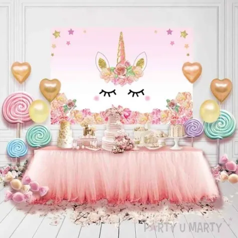 baner jednorozec tlo fotograficzne jix 150x100 cm