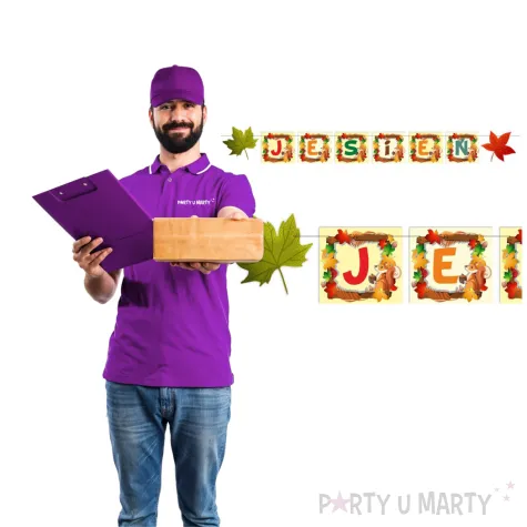 baner jesien i jesienne listki mix kolor 2 2 m