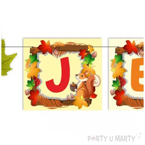 baner jesien i jesienne listki mix kolor 2 2 m