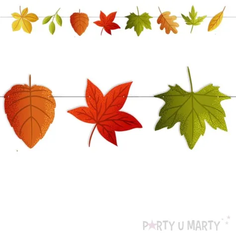 baner jesienne liscie mix kolor 2 2 m