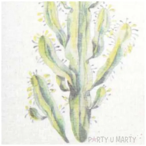 baner kaktus happy life santex 23 x 34 cm