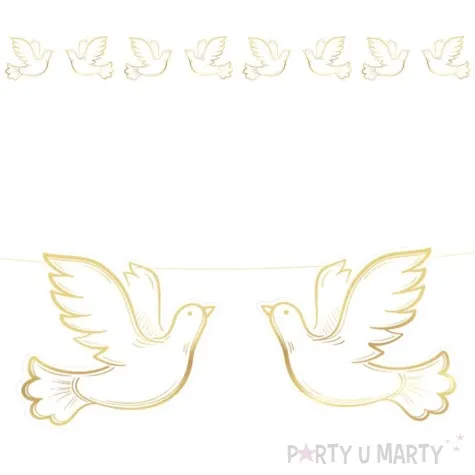 baner komunia swieta golebie zloty partypal 1 8 m