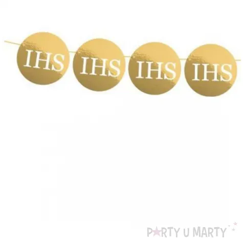 baner komunia swieta hostia ihs zloty czakos 2 5 m