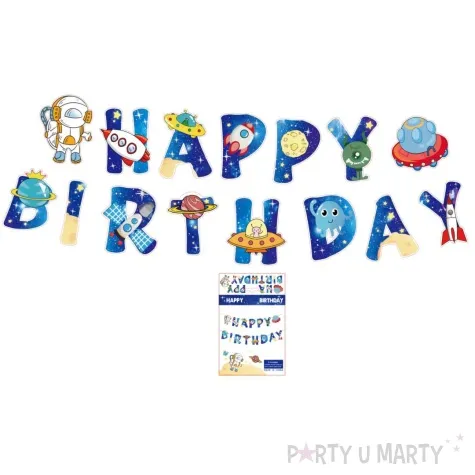 baner kosmos happy birthday jix 200 cm