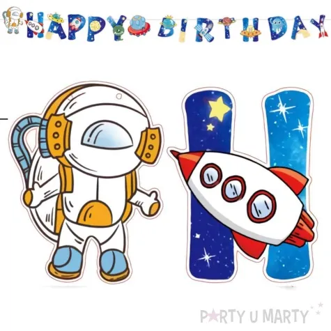 baner kosmos happy birthday jix 200 cm