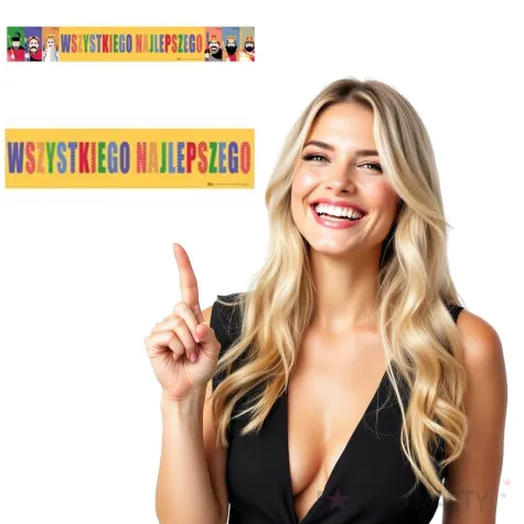 baner krolewska impreza wszystkiego najlepszego godan 185 cm