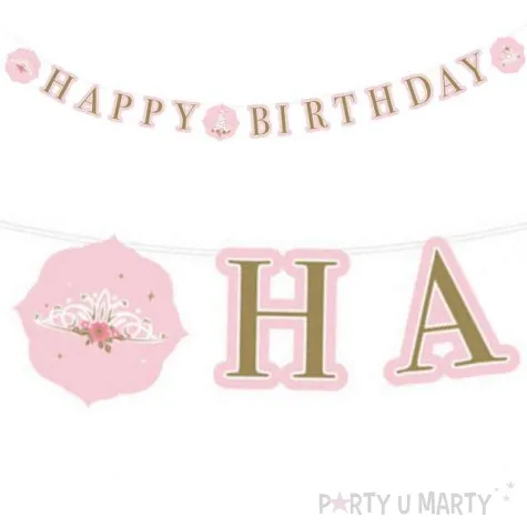 baner ksiezniczka happy birthday amscan 170 cm