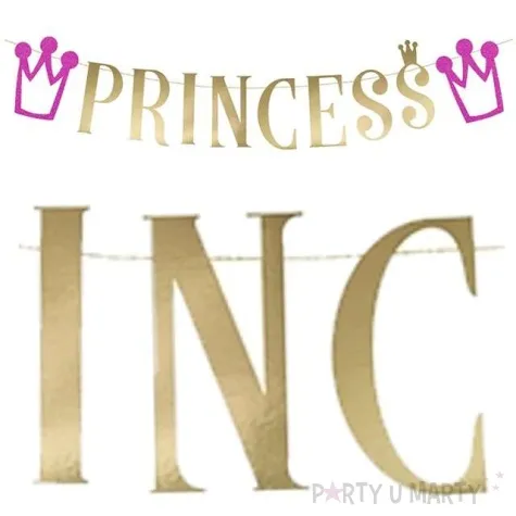 baner ksiezniczka princess partydeco 90 cm