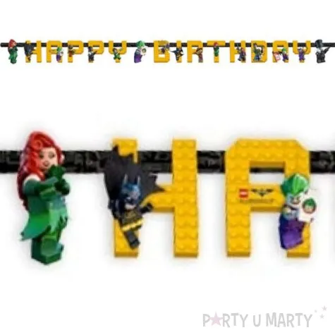 baner lego barman happy birthday amscan 180 cm