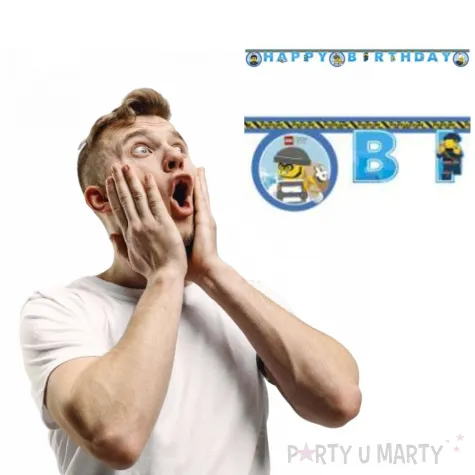 baner lego city niebieski procos 200 cm