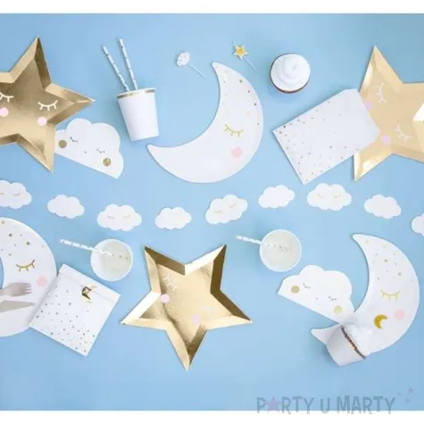 baner little star chmurki partydeco 145 cm
