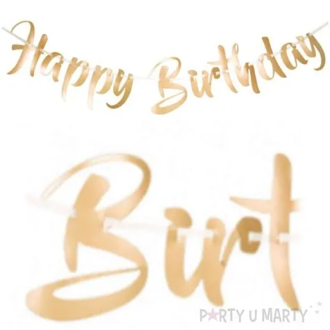 baner luxury happy birthday folat 100 cm