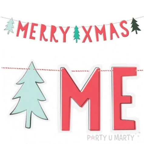 baner merry xmas partydeco 120 cm