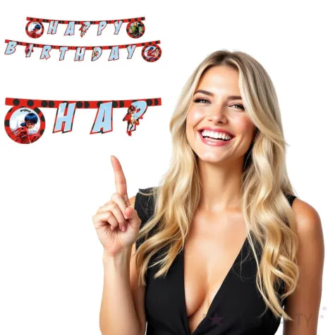 baner miraculous happy birthday procos 230 cm