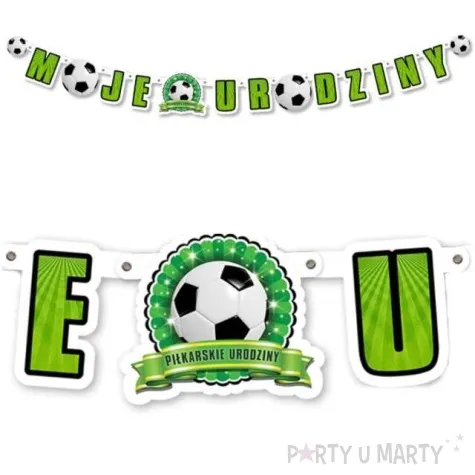 baner moje pilkarskie urodziny dekoracjepolska 210 cm