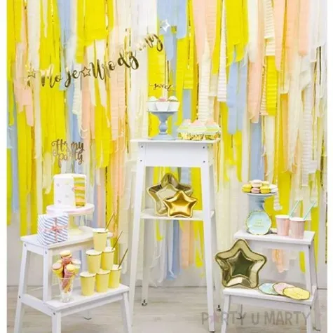 baner moje urodziny partydeco zloty 90 cm