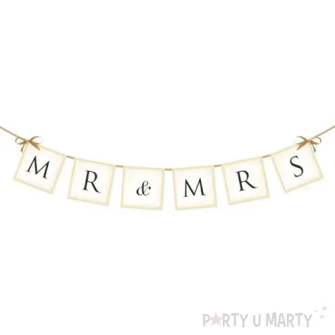 baner mr mrs partydeco 77 cm