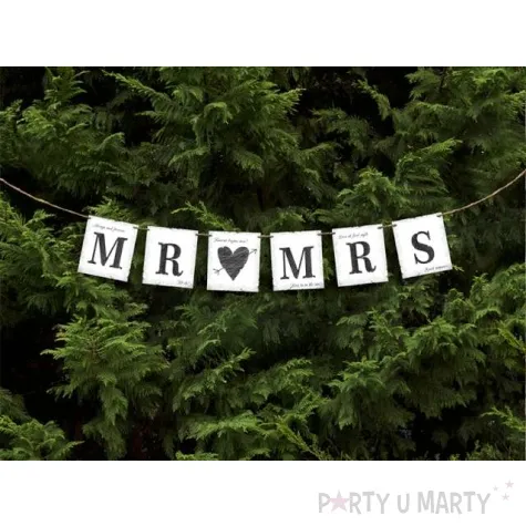 baner mr mrs partydeco 77 cm