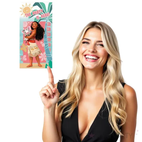 baner na drzwi moana vaiana skarb oceanu procos 152x76 cm