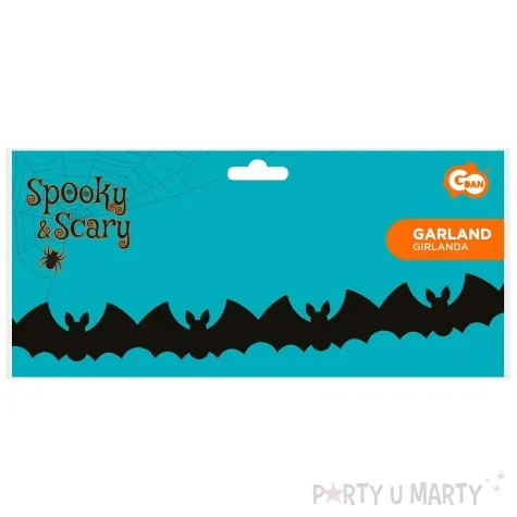 baner nietoperze halloween czarny godan 3 m