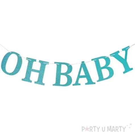 baner oh baby niebieski godan 300 cm