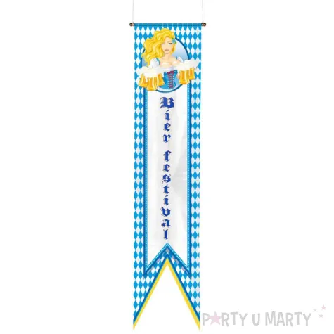 baner oktoberfest bier festival folat 180x40 cm